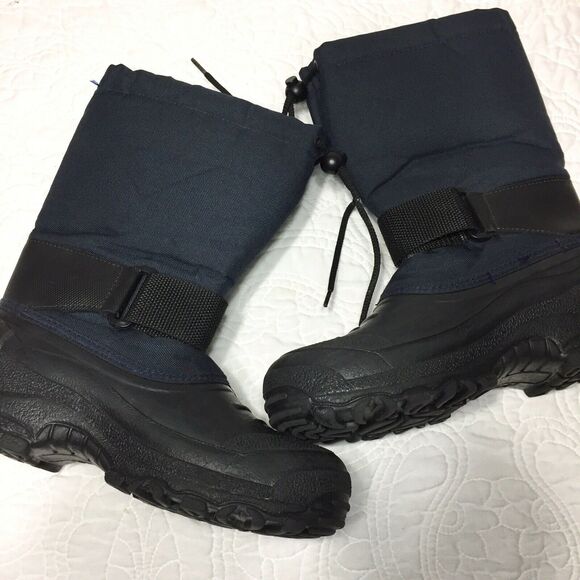 Tundra Portland Blue & Black Waterproof Snow / Rain Boots, Size 6 - Picture 12 of 12